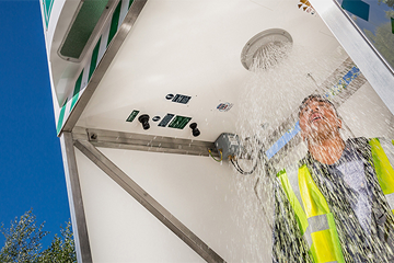 Emergency Tank Showers Specified for Major Water Utility Companies
